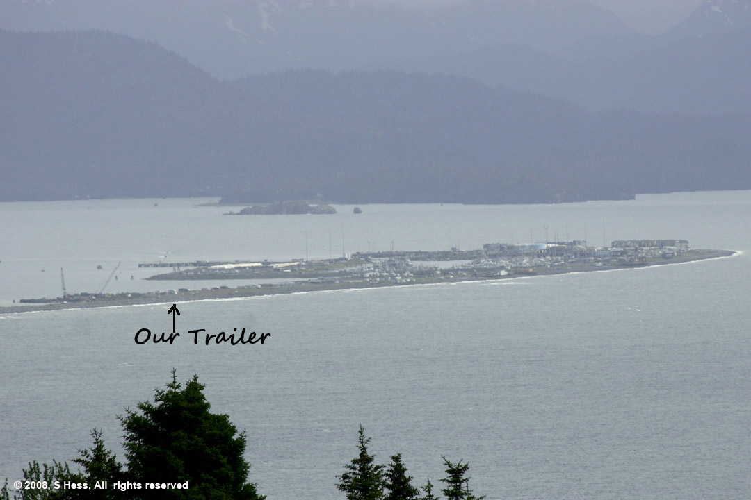 The tip of the Homer Spit